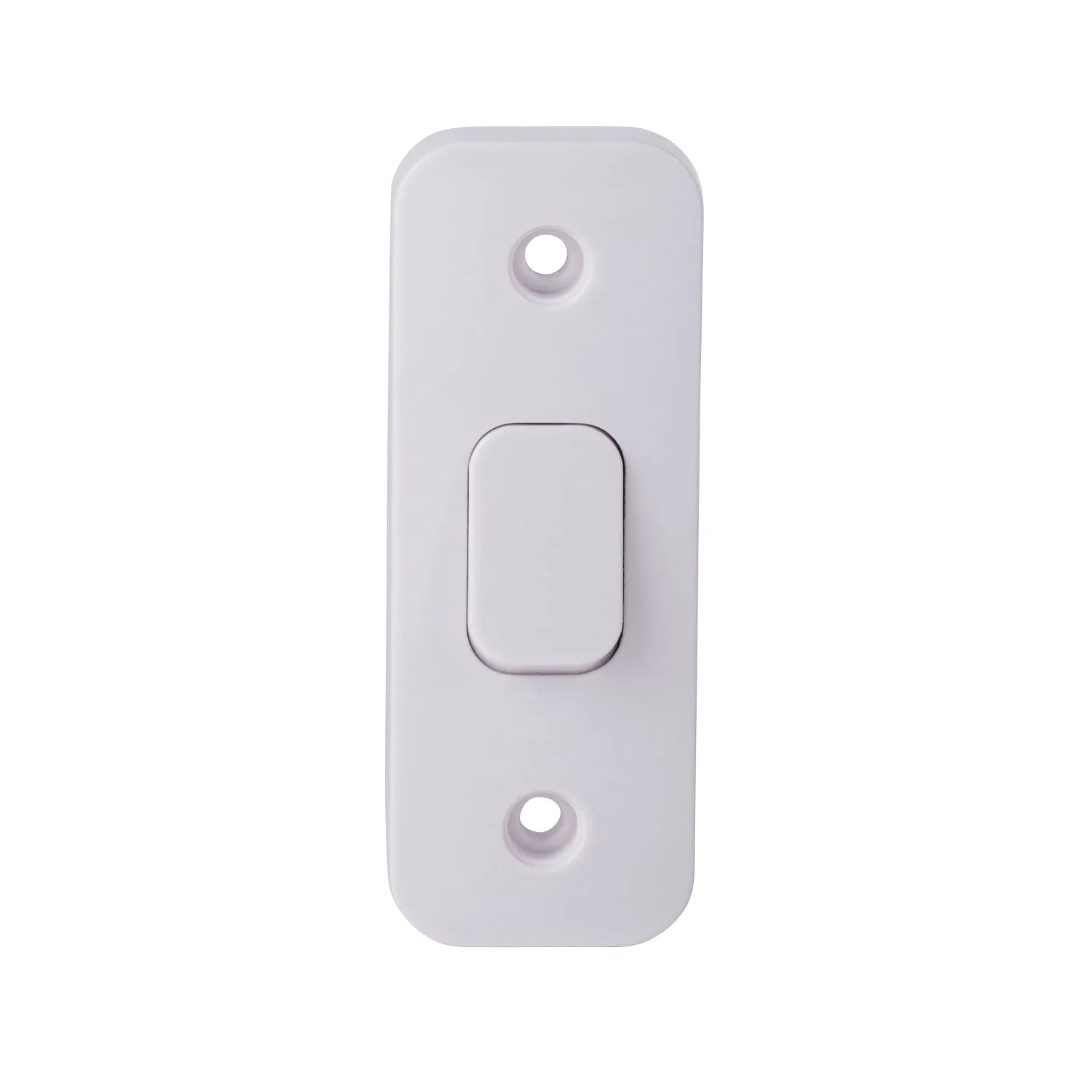 Schneider Electric GGBL1012A Lisse White Moulded 10AX 1G 2-Way Retractive Architrave Plate Switch