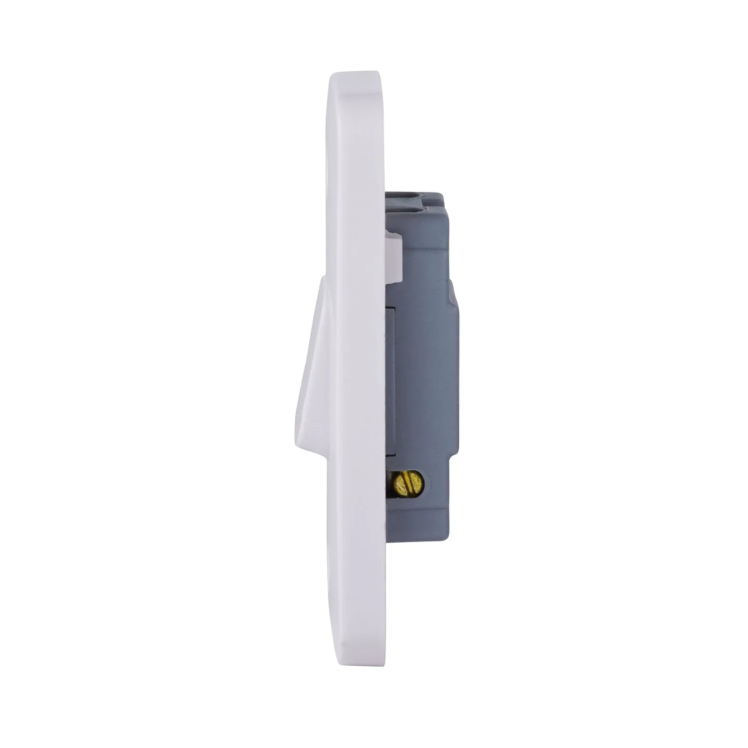 Schneider Electric GGBL1012A Lisse White Moulded 10AX 1G 2-Way Retractive Architrave Plate Switch