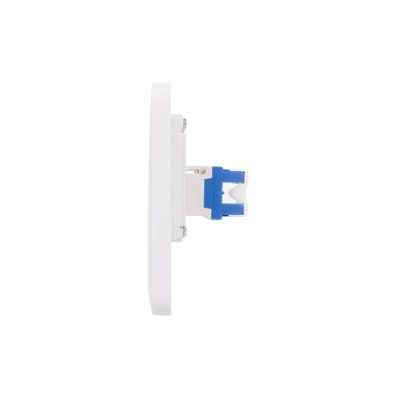 Schneider Electric GGBL7072C5S Lisse White Moulded Twin RJ45 CAT5e Data Socket (Display Packaged)