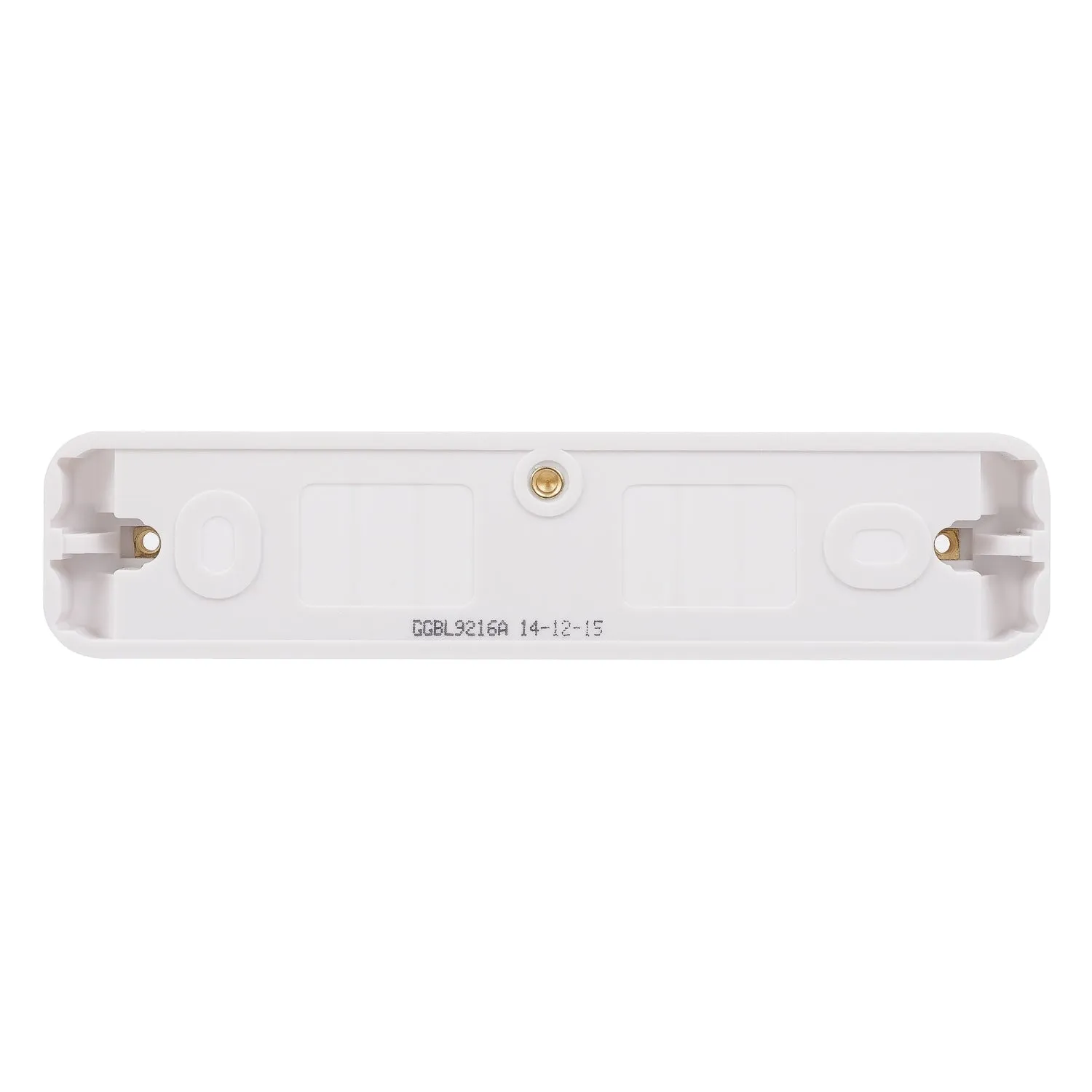 Schneider Electric GGBL9216A Lisse White Moulded 2G 16mm Deep Architrave Surface Pattress Box