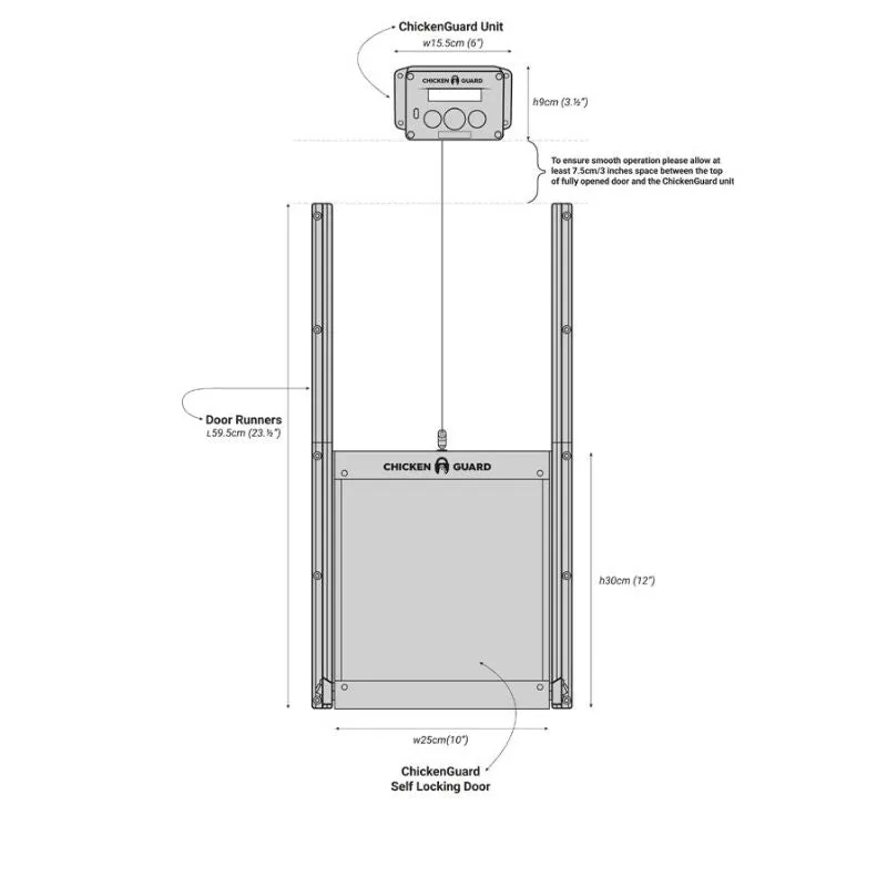 Self Locking Automatic Run Door