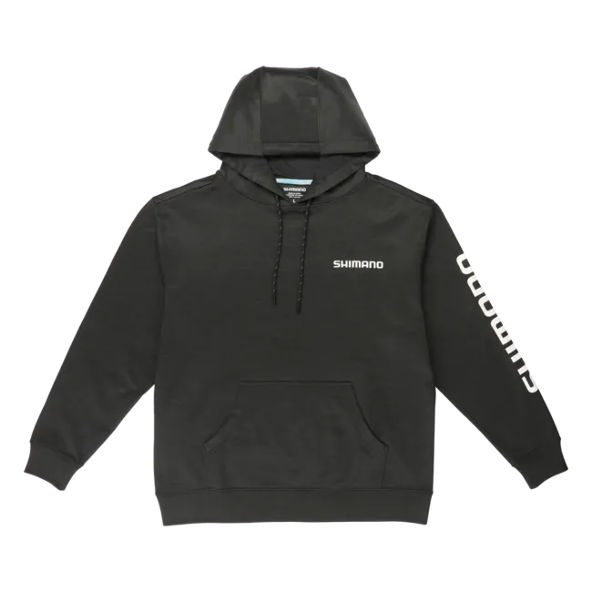 Shimano Long Sleeve Hoodie Black Large