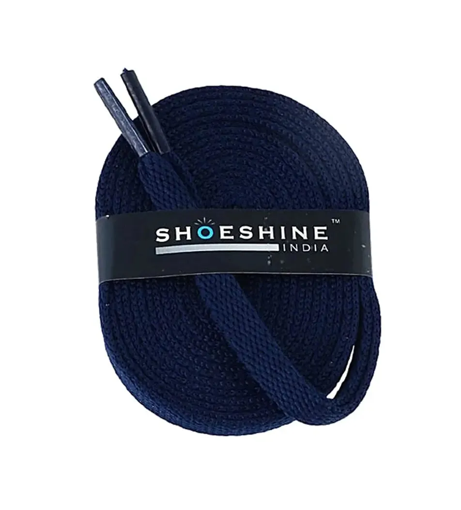 SHOESHINE Flat Shoelace (1 Pair) Cream sports and sneaker shoe laces