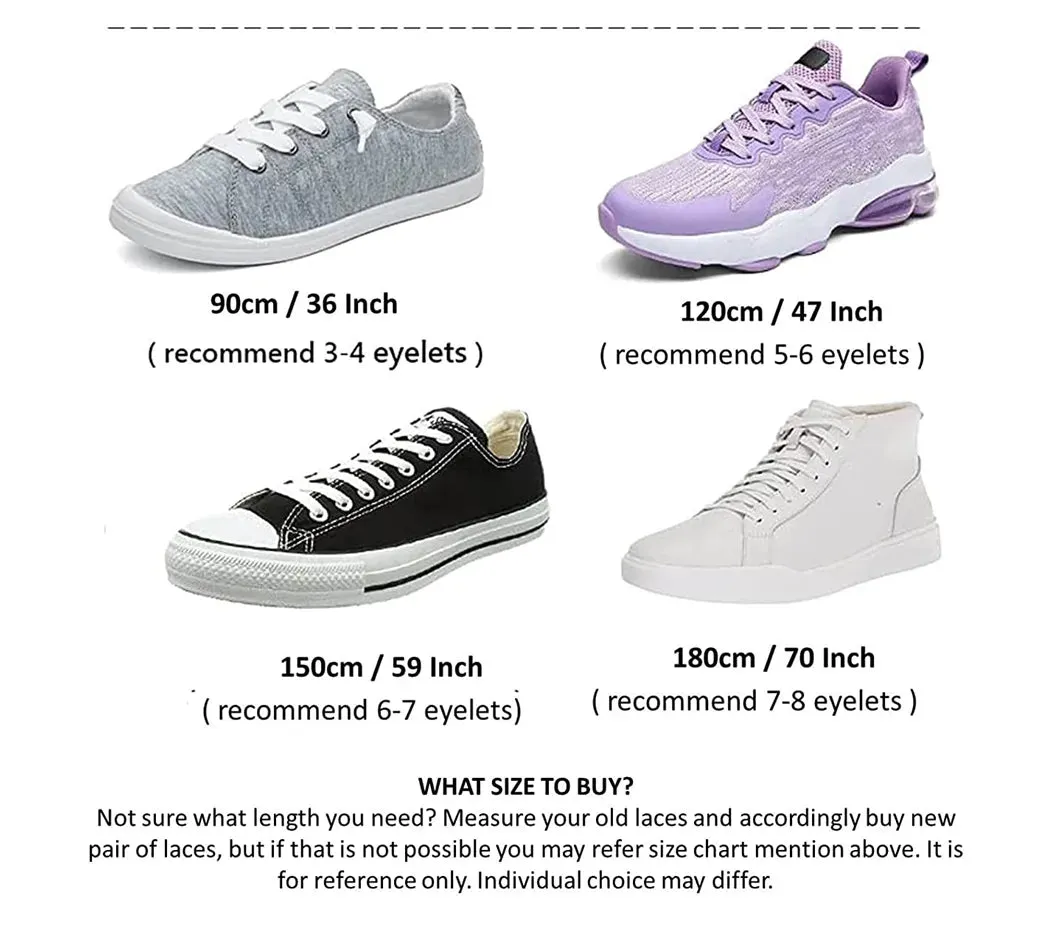 SHOESHINE Flat Shoelace (1 Pair) Cream sports and sneaker shoe laces