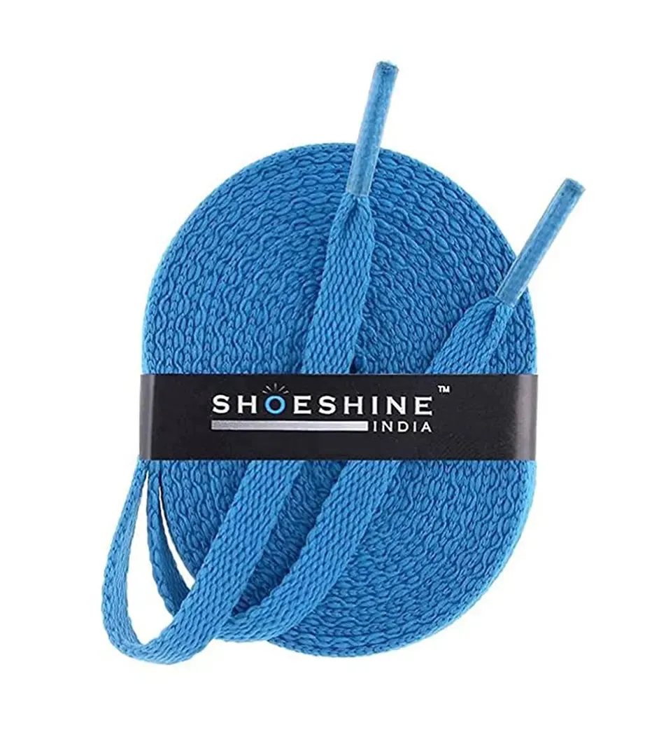 SHOESHINE Flat Shoelace (1 Pair) Cream sports and sneaker shoe laces