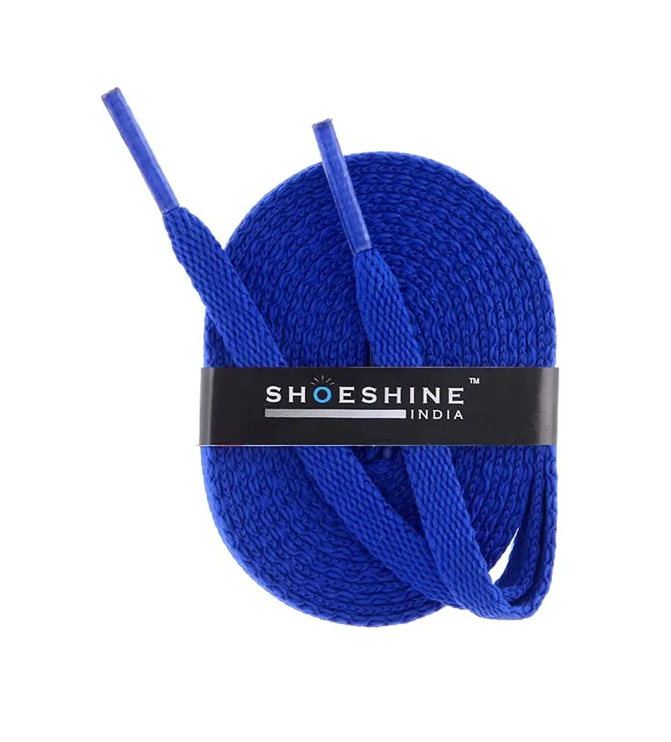SHOESHINE Flat Shoelace (1 Pair) Cream sports and sneaker shoe laces