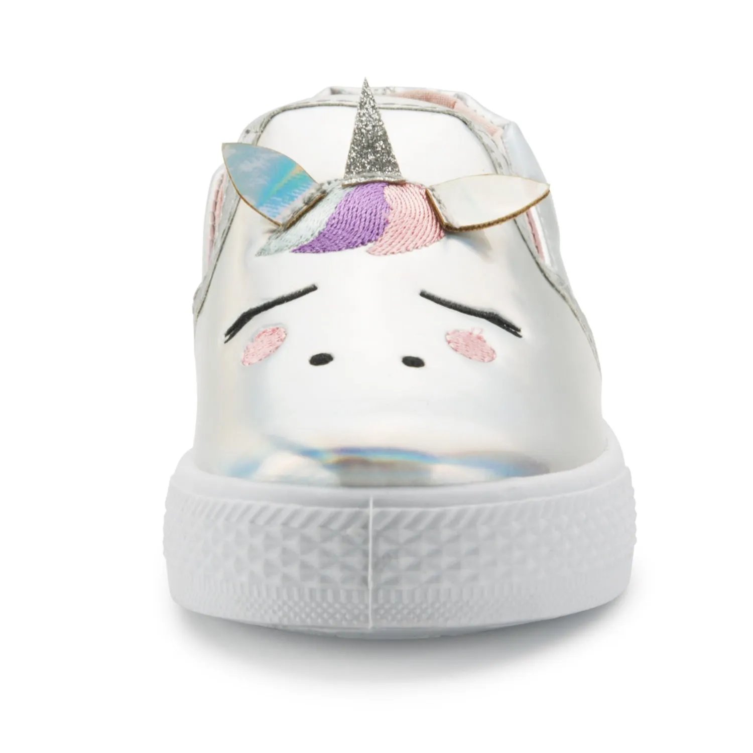 Silver Unicorn Slip-On Espadrilles