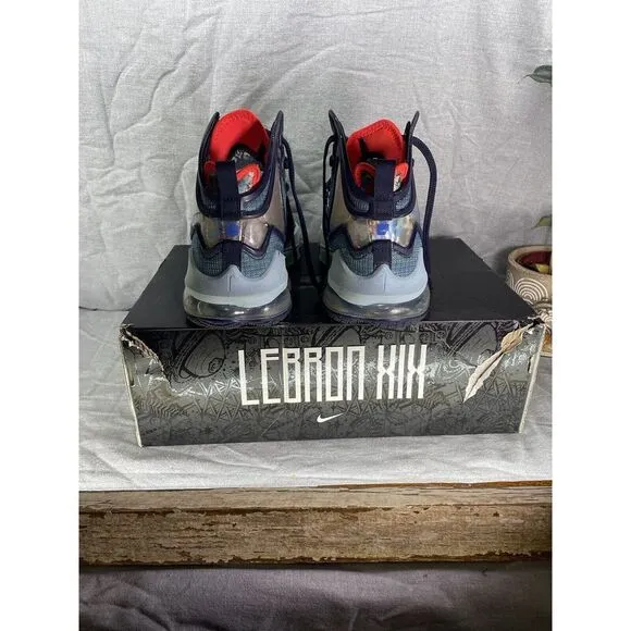 Size 8 - Nike LeBron 19 (XIX) Fast Food -‎ Dutch Blue High Top