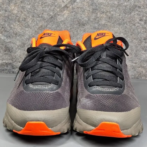 Size 8.5 - Nike Air Max Invigor Men's Low Trainers Shoes Wolf Grey Orange