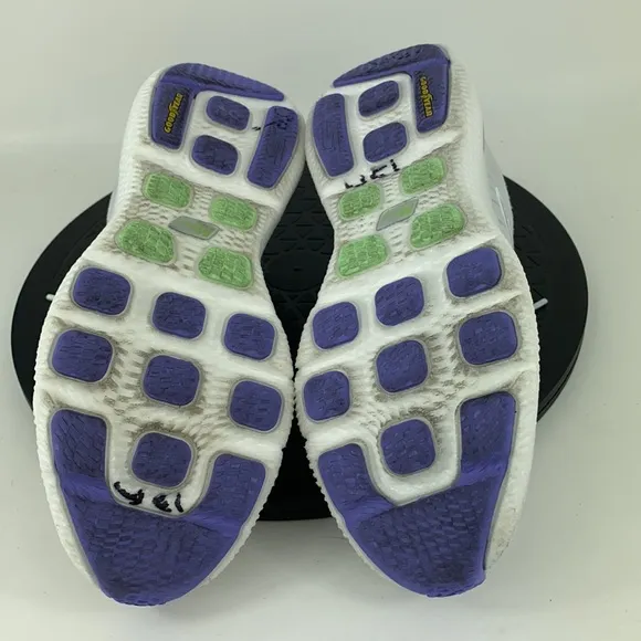 Skechers Go Run 8 Bionic White/Purple Running Shoes 172001 Women's Size 6.5