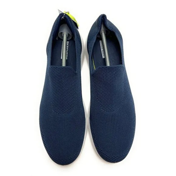Skechers Men's Go Walk Stability Good Year Outsoles Navy Slip On Shoes Size 14 M