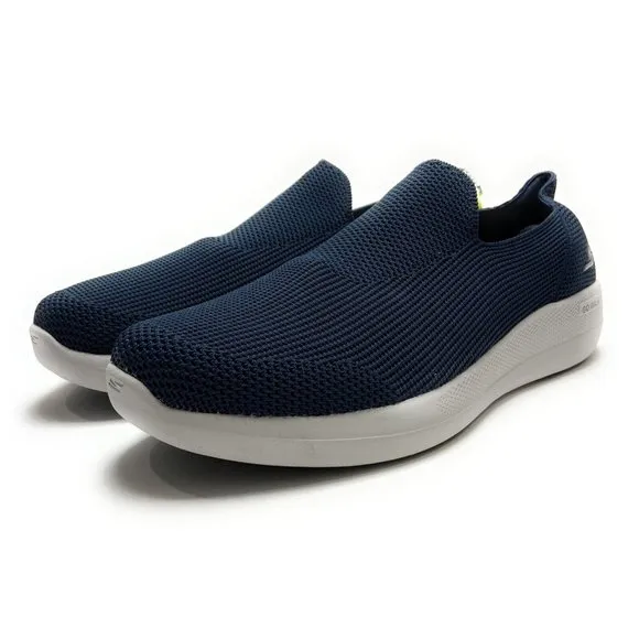 Skechers Men's Go Walk Stability Good Year Outsoles Navy Slip On Shoes Size 14 M