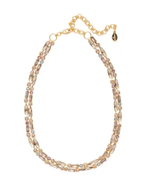 Sorrelli Emory Tennis Necklace Bright Gold Raw Sugar