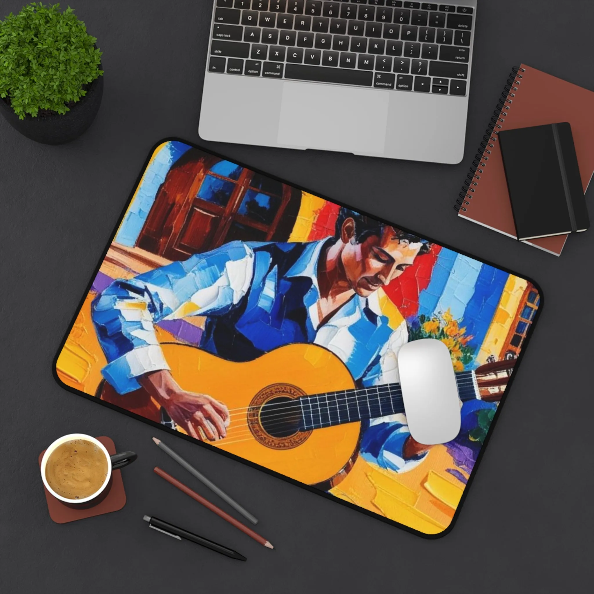Spanish Guitar Desk Mat