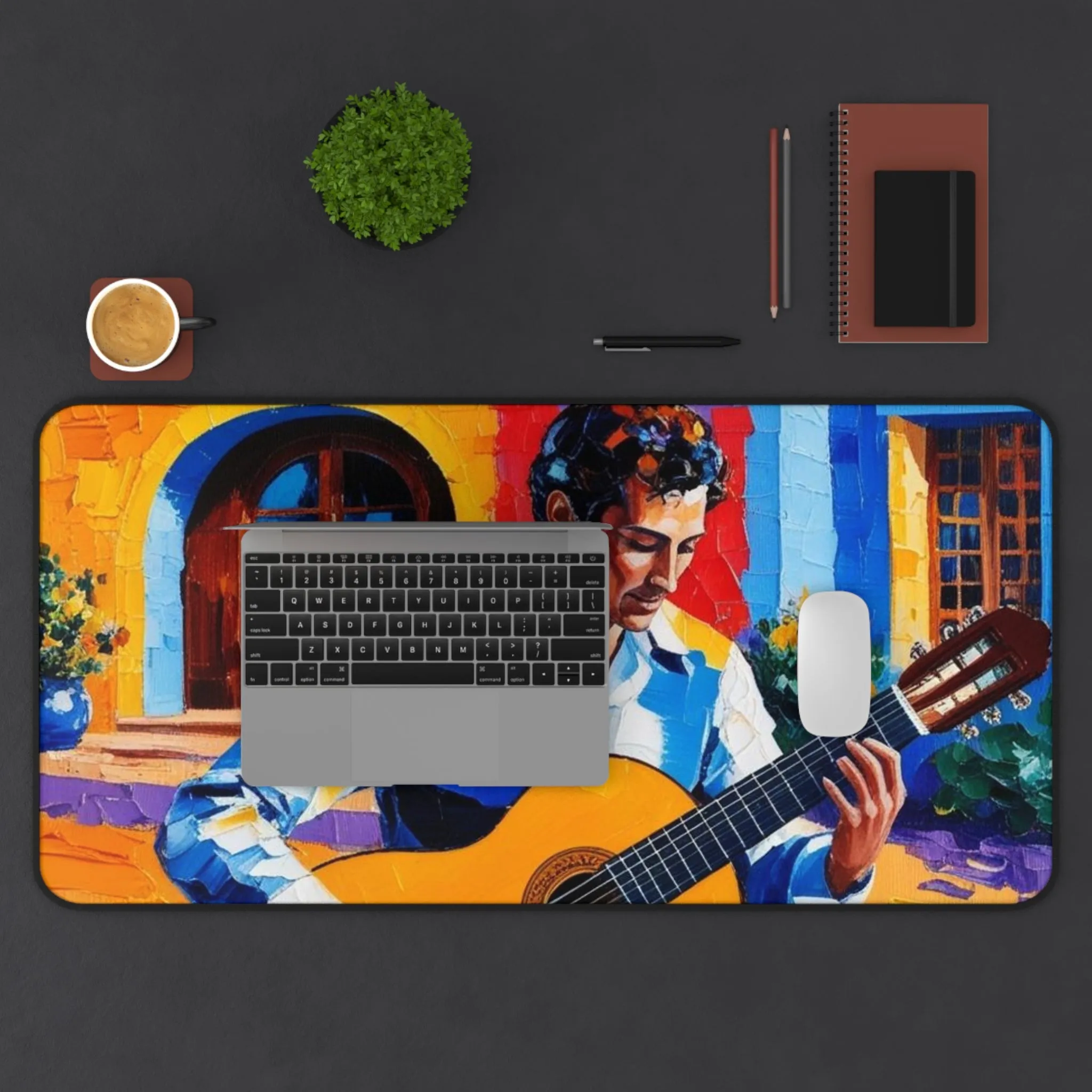 Spanish Guitar Desk Mat