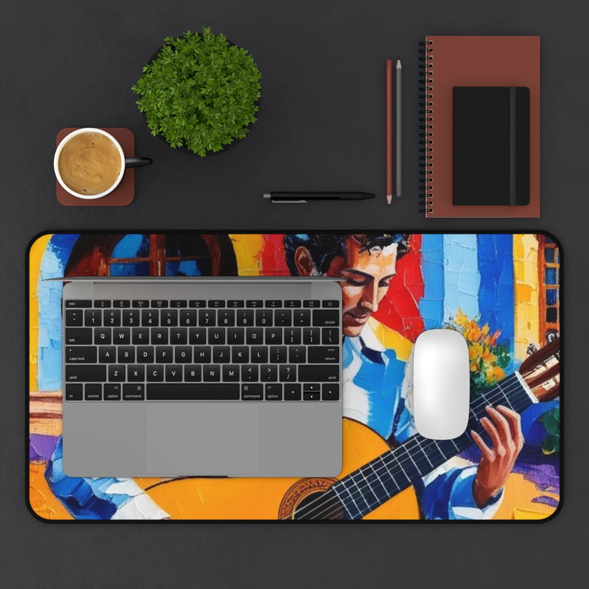 Spanish Guitar Desk Mat