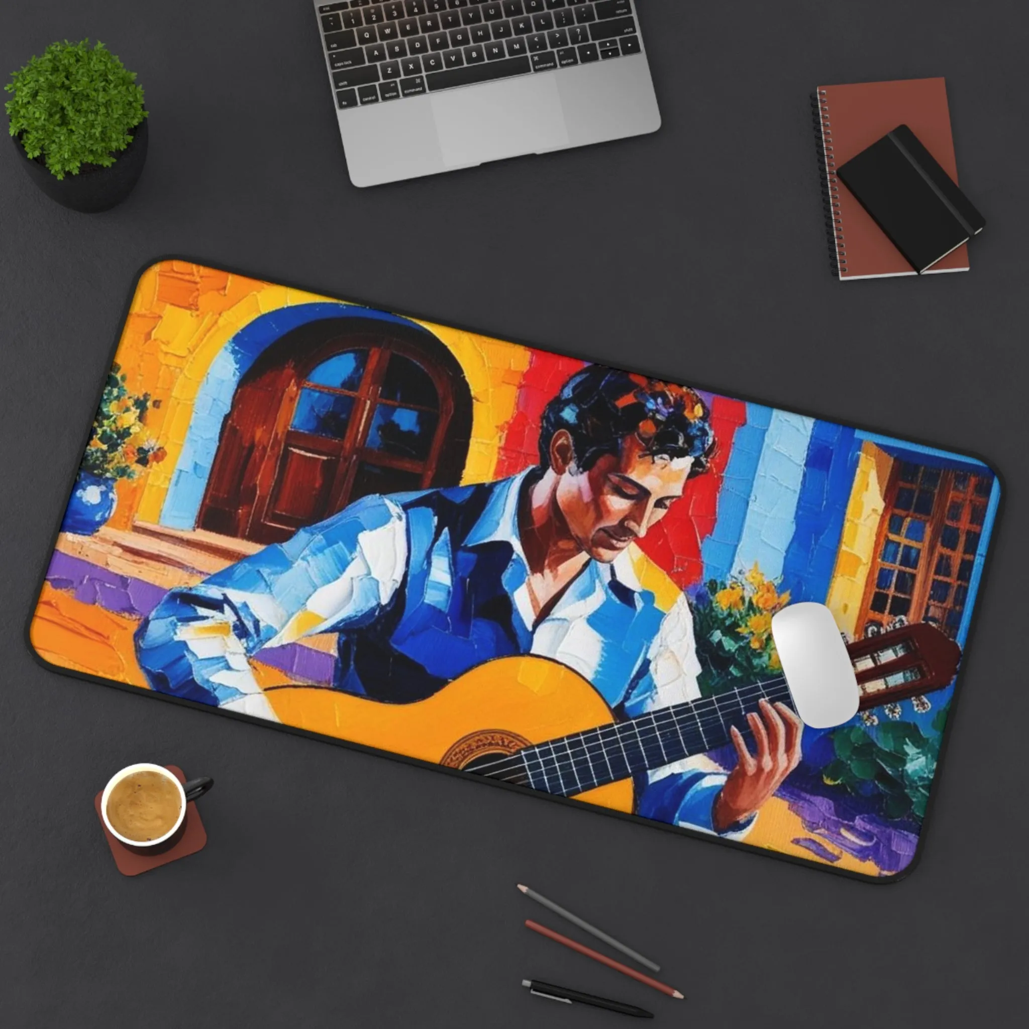 Spanish Guitar Desk Mat