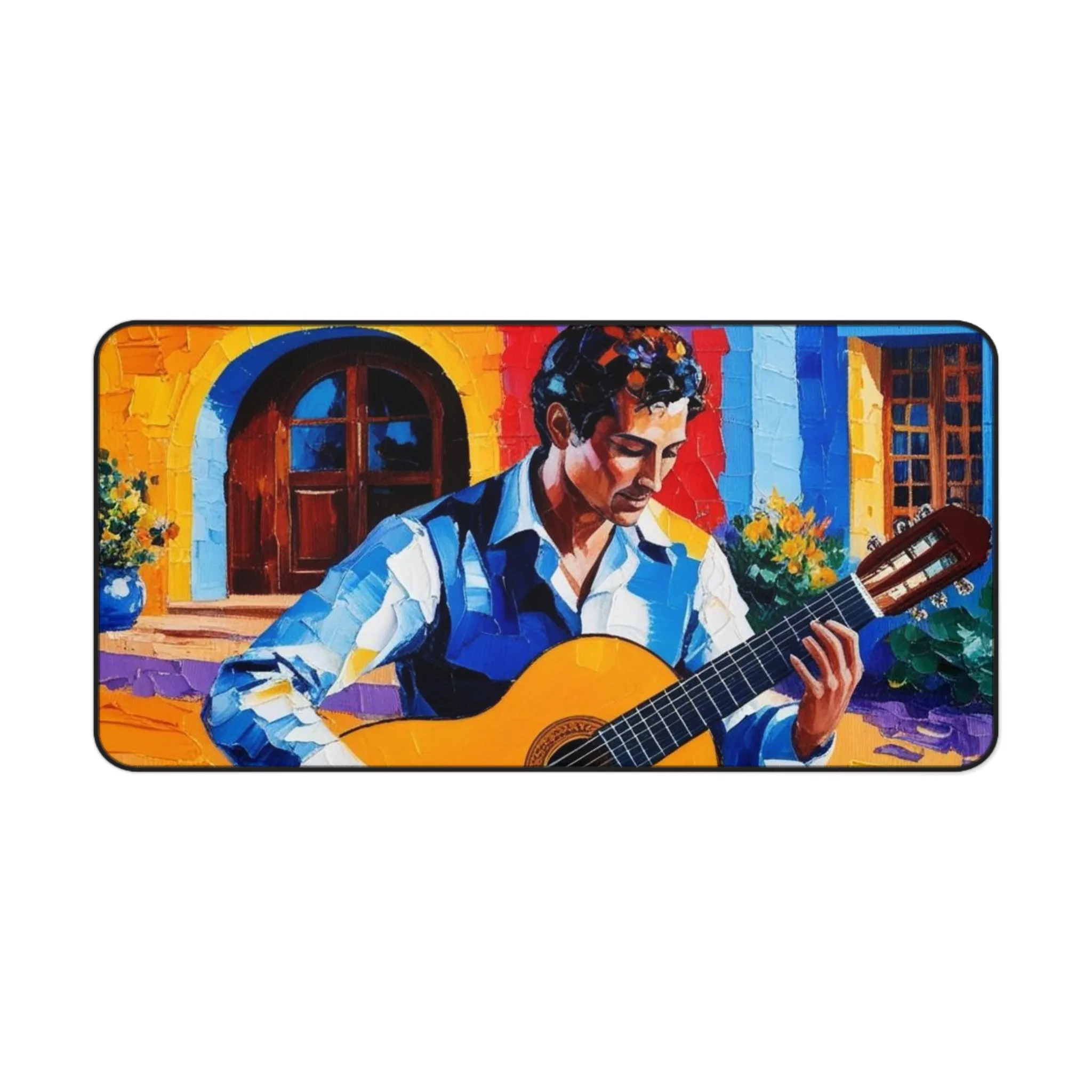 Spanish Guitar Desk Mat