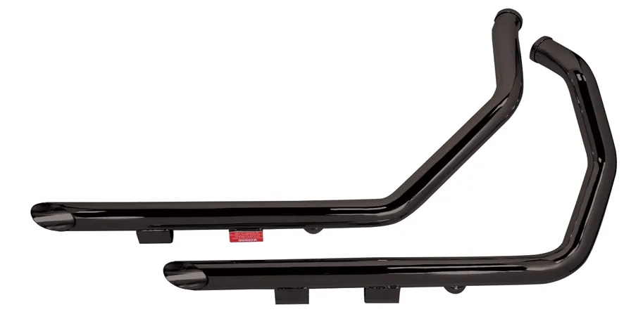 Sportster Drag Pipes Exhaust 2004-2013 - Black Ceramic Coated