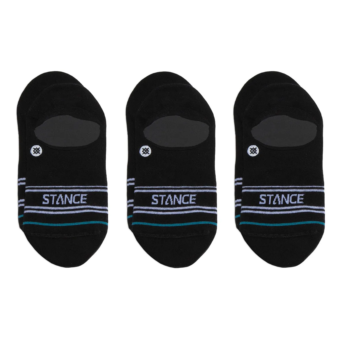 Stance - Basic 3 Pack No Show Socks Black