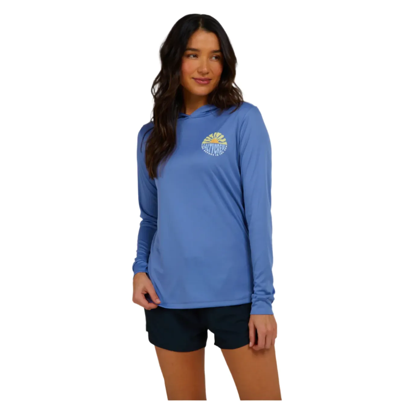 Sun Days Hooded Sunshirt - Blue Dusk
