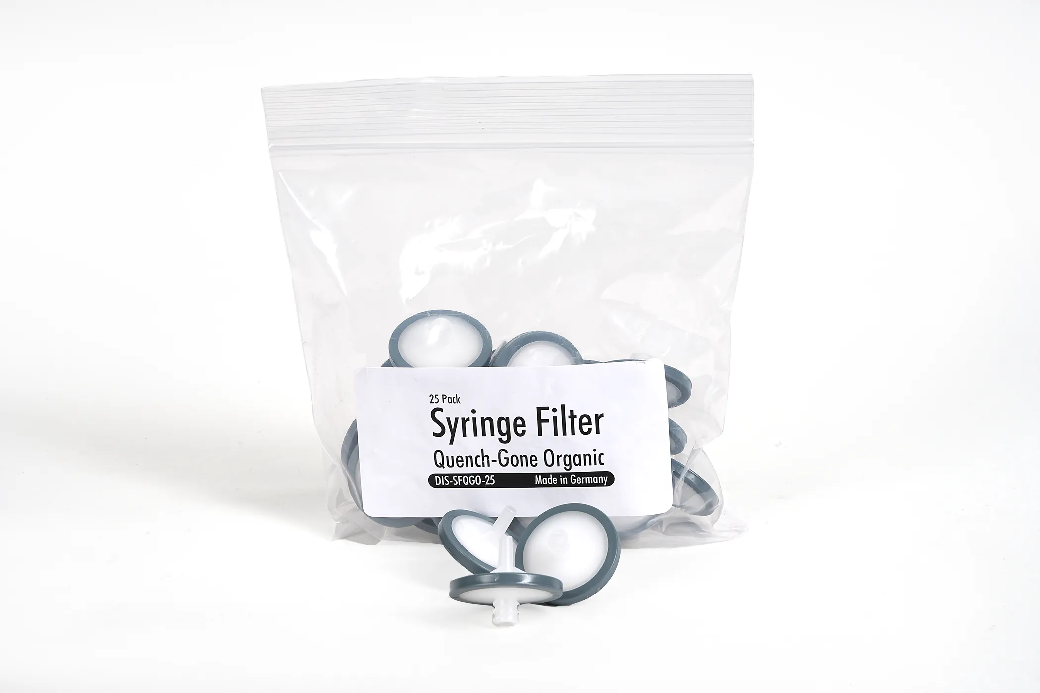 Syringe Filter, Grey, 25/Pack