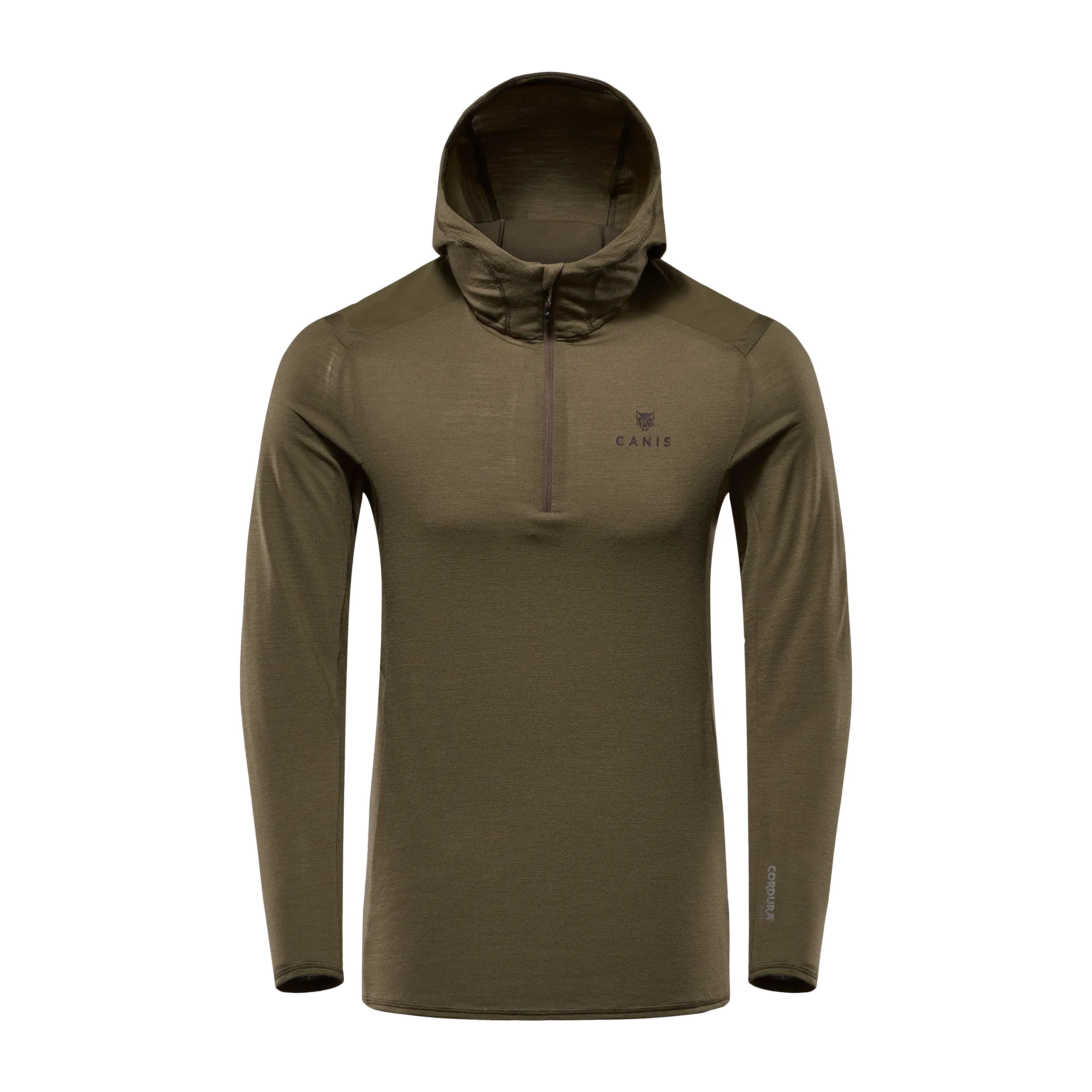 Tahr Merino Hooded Half-Zip LS Shirt