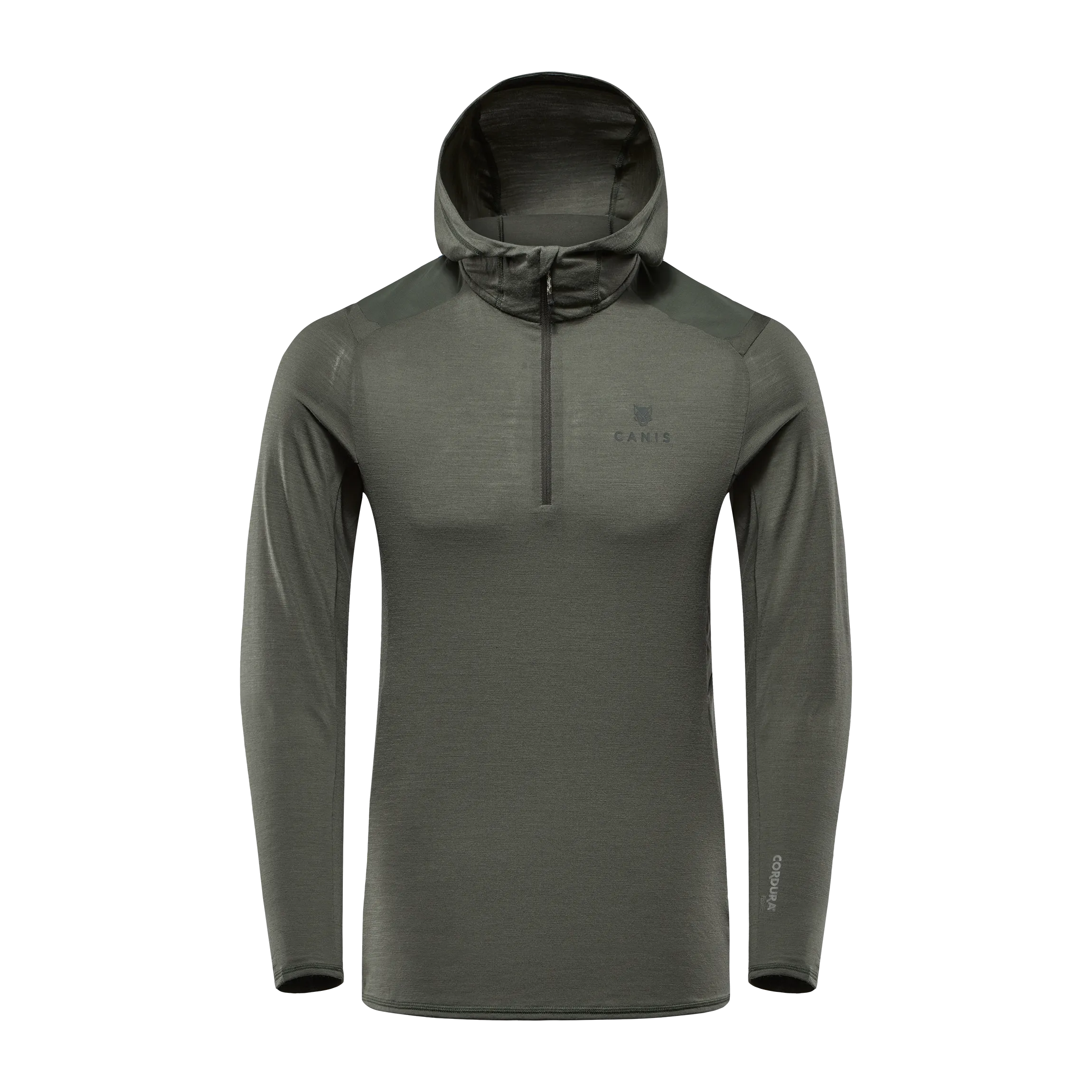 Tahr Merino Hooded Half-Zip LS Shirt