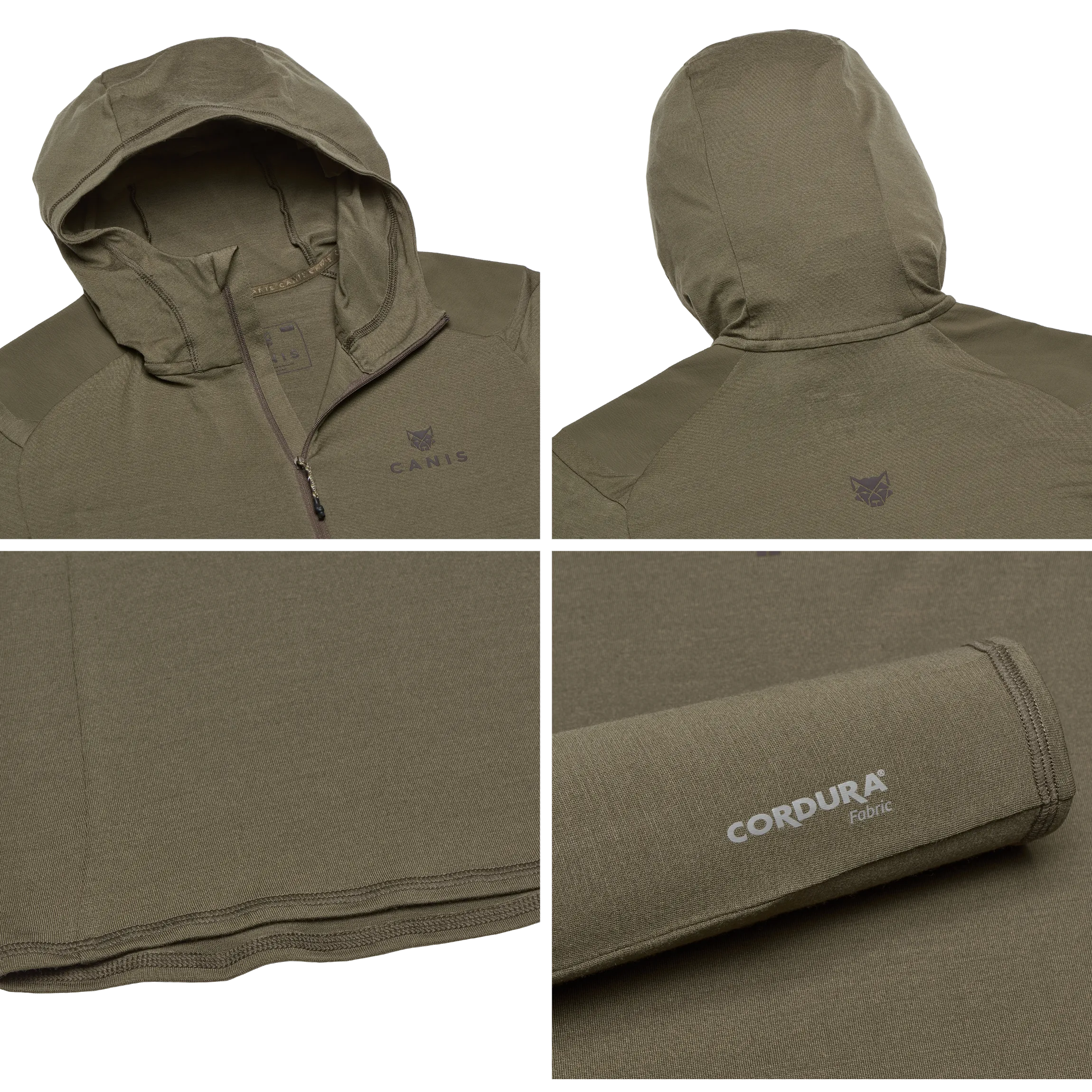 Tahr Merino Hooded Half-Zip LS Shirt