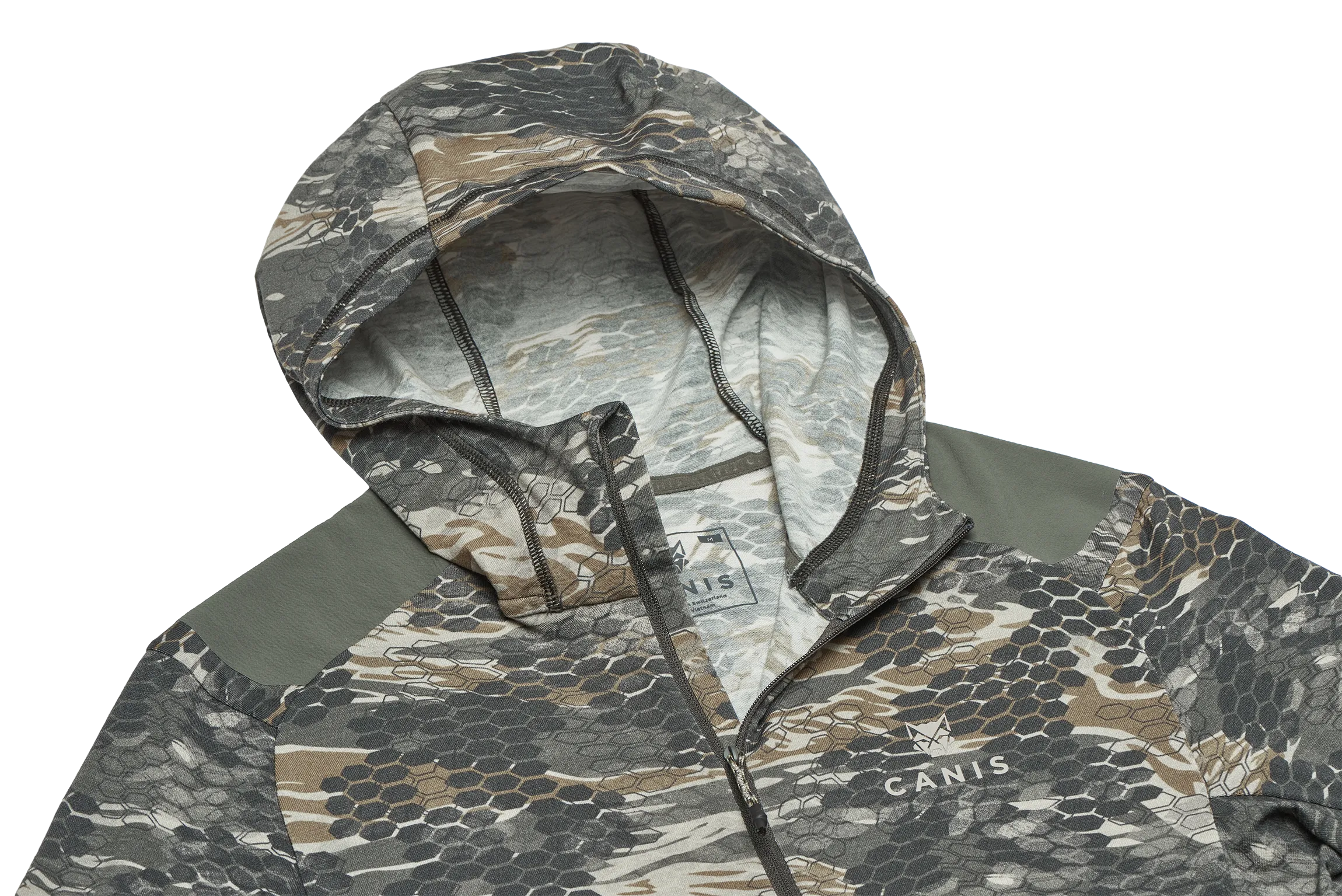 Tahr Merino Hooded Half-Zip LS Shirt