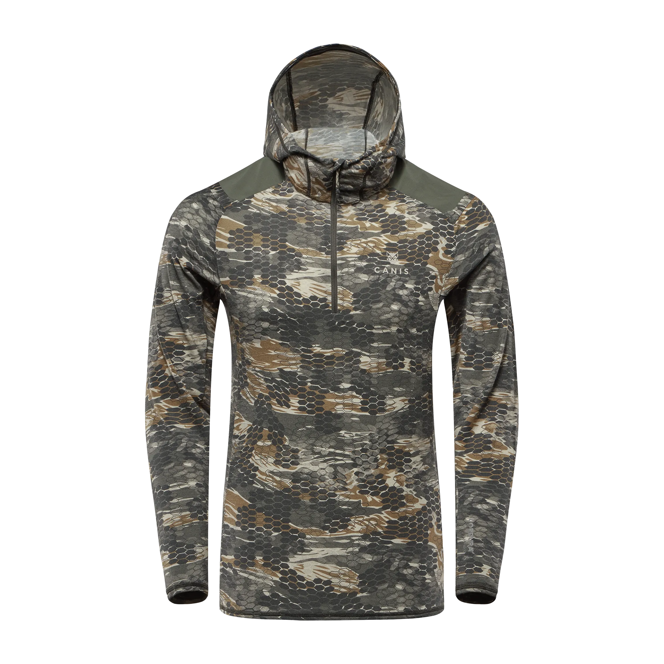 Tahr Merino Hooded Half-Zip LS Shirt