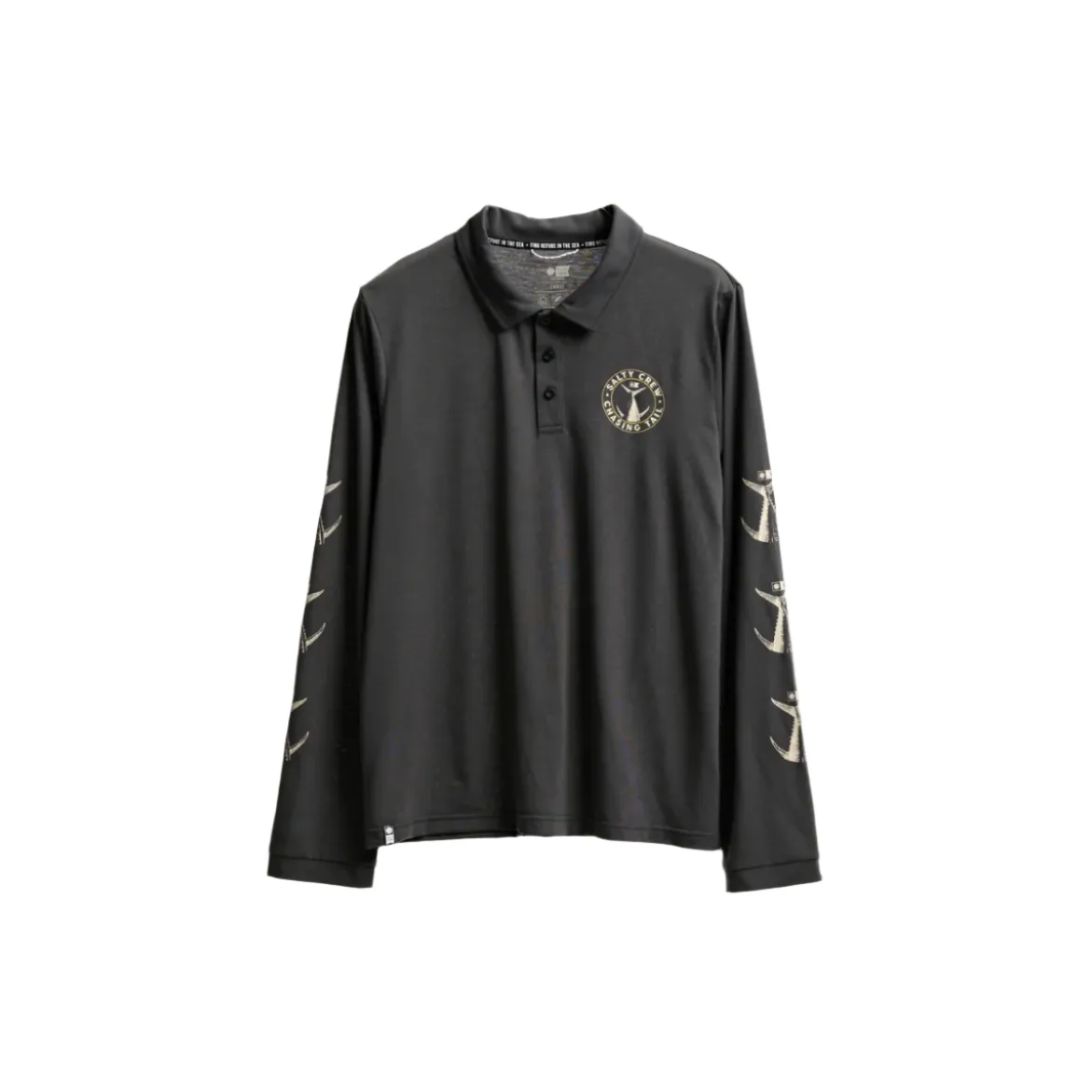 Tailgate Polo LS Sunshirt - Coal