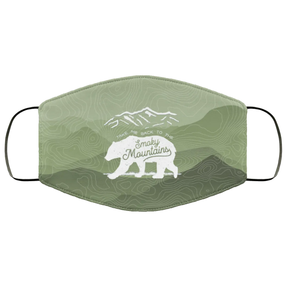 Take Me Back to the Smokies - Adult Face Mask