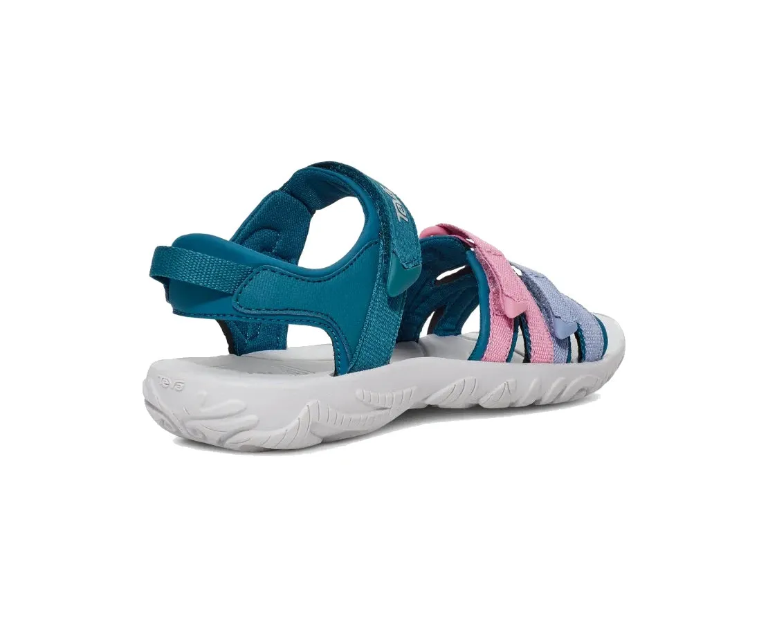 Teva Youth Tirra (Sizes Big Kids'  4 - 7) - Blue Coral Multi