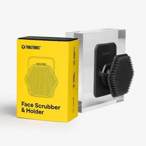 TOOLETRIES FACE SCRUBBER & HOLDER