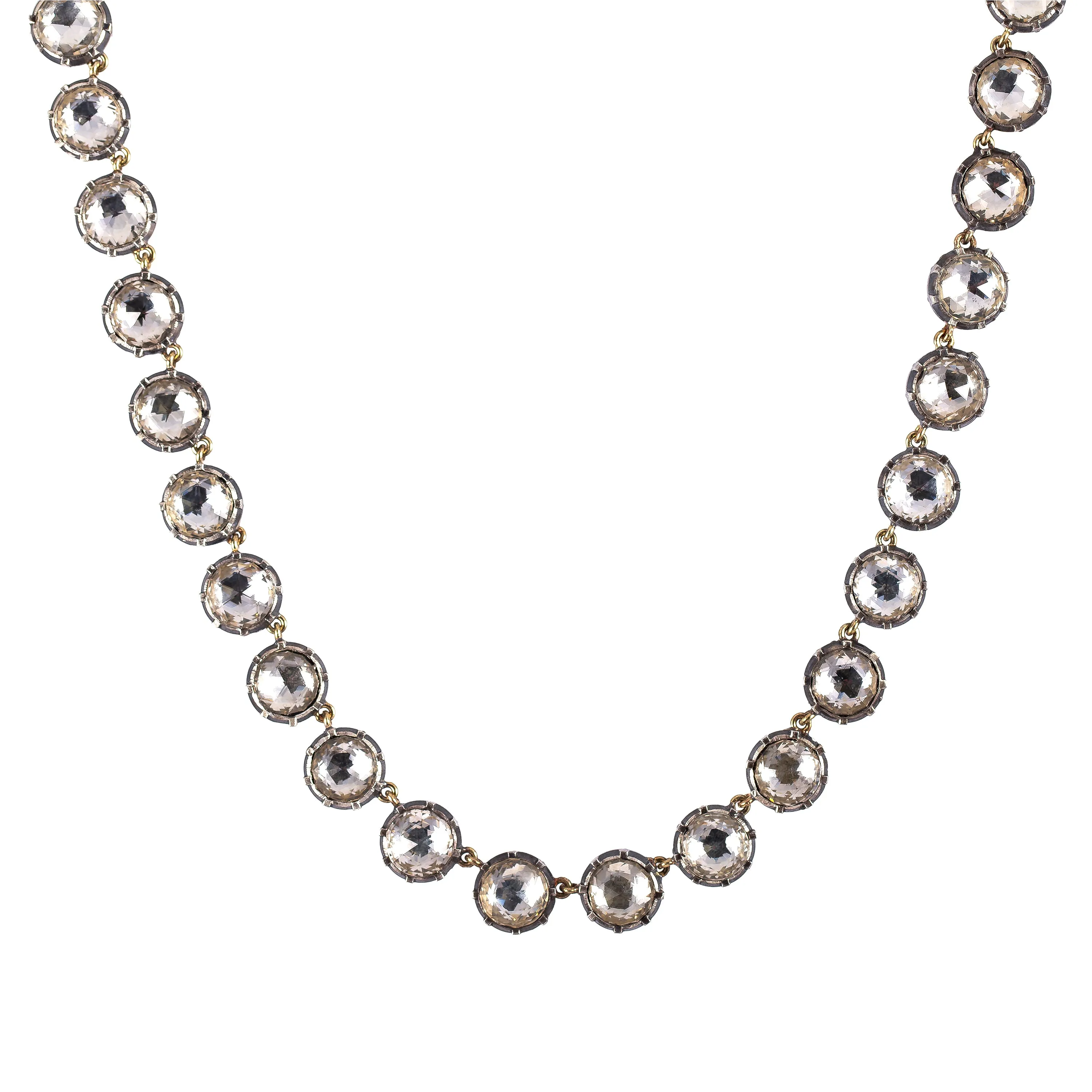 Topaz Tennis Necklace