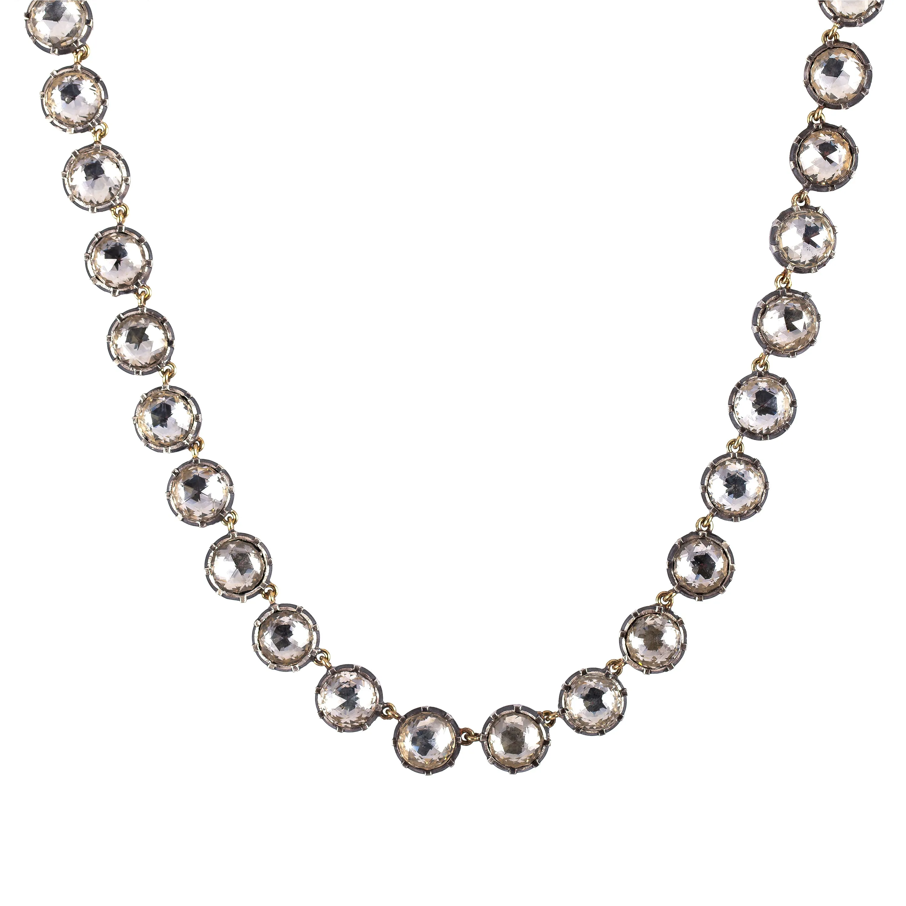 Topaz Tennis Necklace