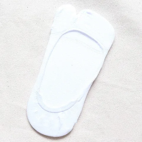 Two-toe Socks Split Toe Low Cut Women's Socks Anti-slip Invisible Socks