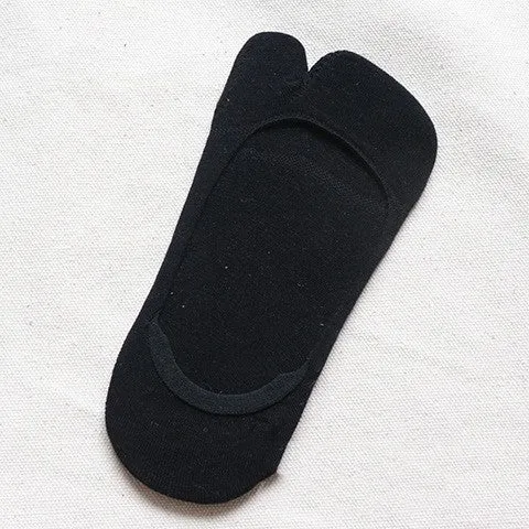 Two-toe Socks Split Toe Low Cut Women's Socks Anti-slip Invisible Socks