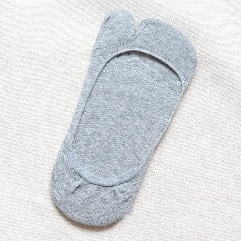 Two-toe Socks Split Toe Low Cut Women's Socks Anti-slip Invisible Socks