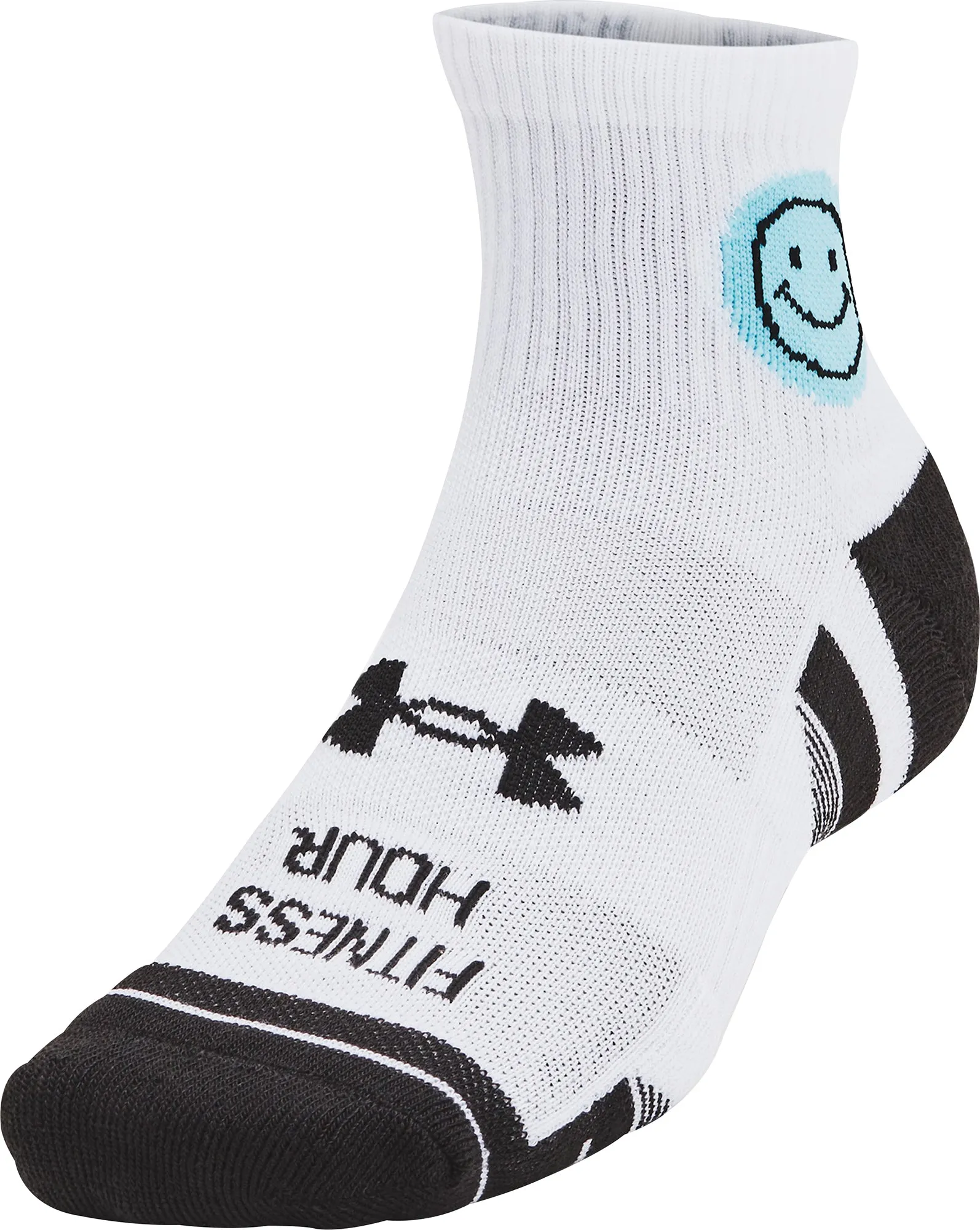 Under Armour Performance Tech (3 Pack) Quarter Socks - White