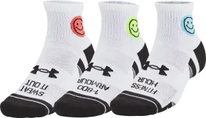 Under Armour Performance Tech (3 Pack) Quarter Socks - White