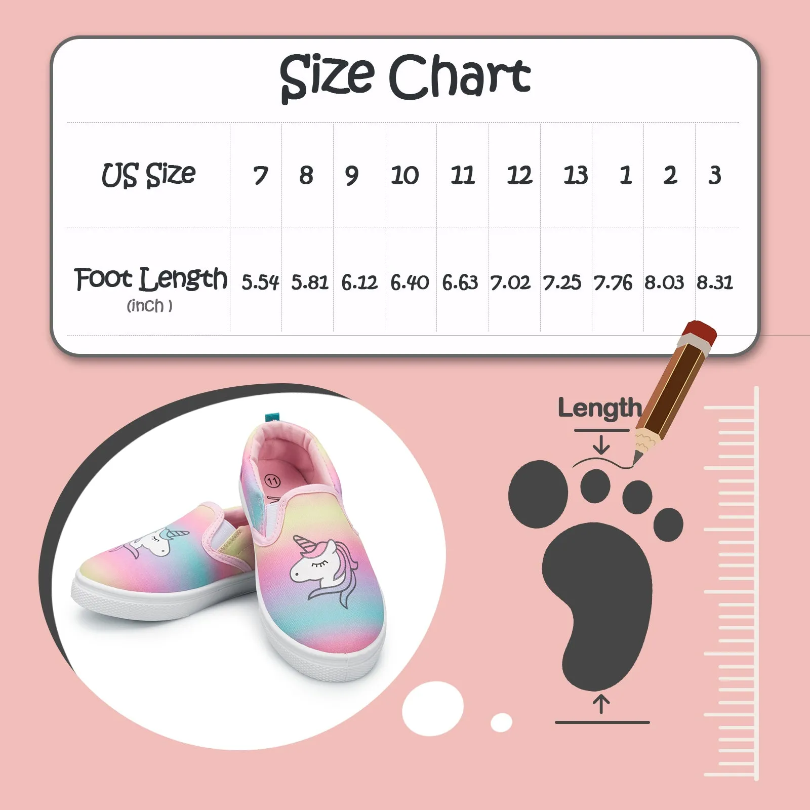 Unicorn Print Slip-on Colorful Espadrilles
