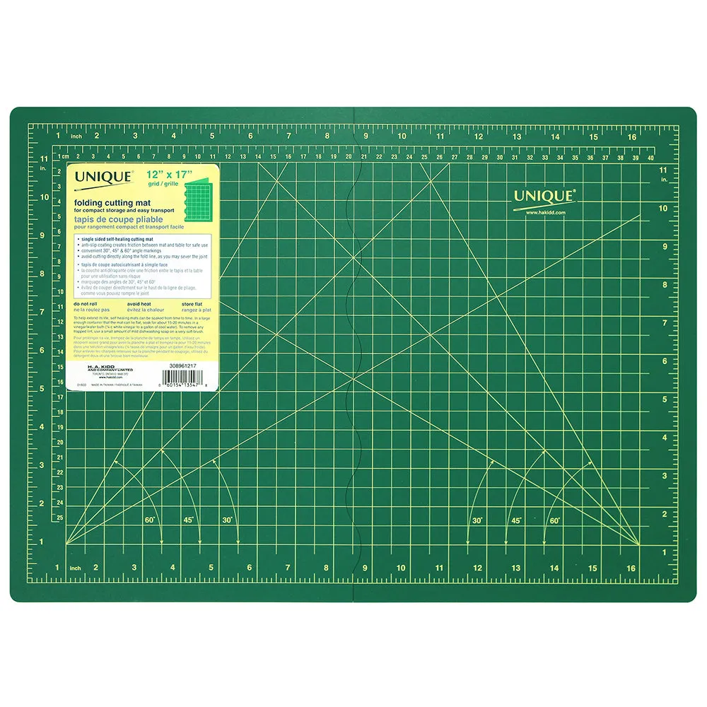 UNIQUE Folding Cutting Mat - 12″ x 17″