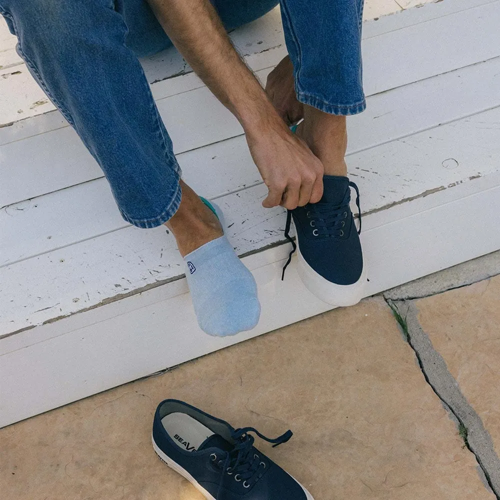 Unisex - Hideaways No-Show Sock - Light Blue
