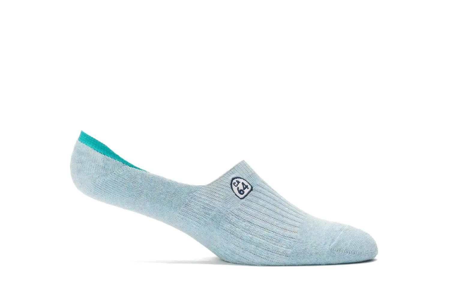 Unisex - Hideaways No-Show Sock - Light Blue