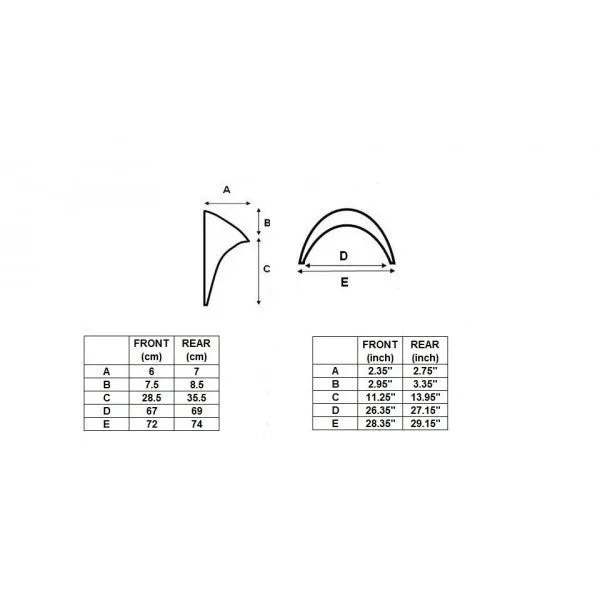 Universal 91-93 Fits: Nissan 240sx FIBERGLASS Fender Flares