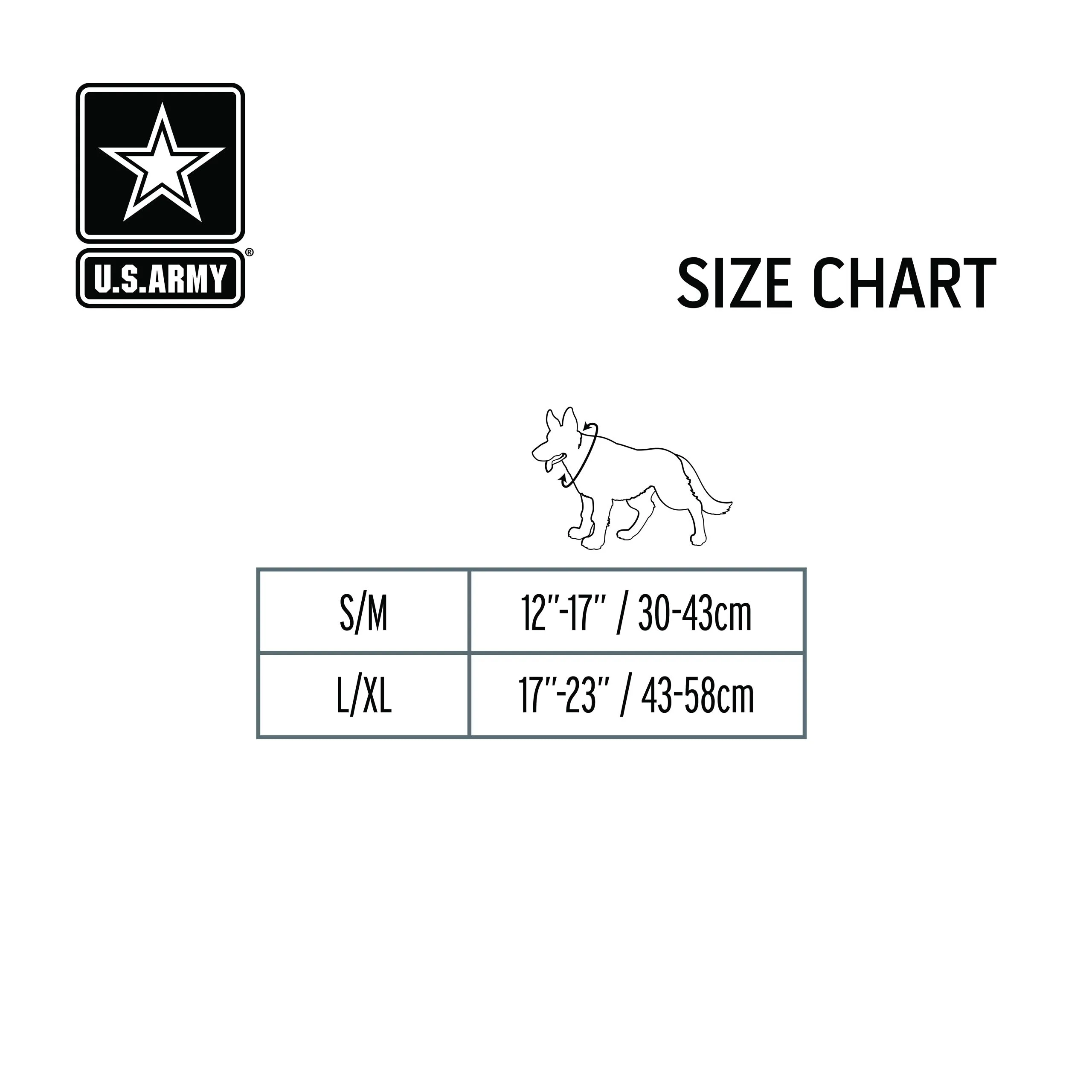 U.S. Army Dog Cooling Bandana - Grey