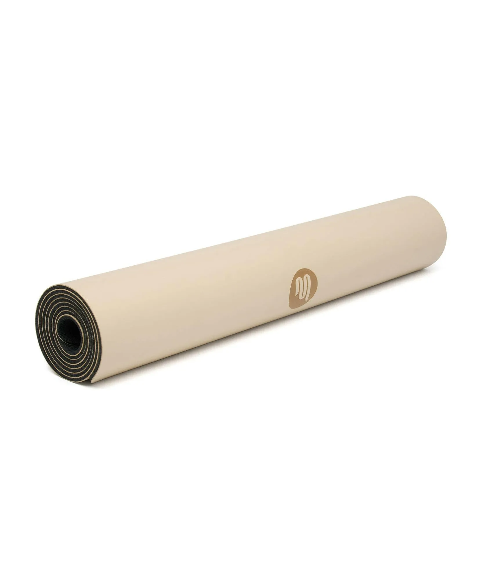 Vegan Leather Curved Studio Mat - Almond 6mm