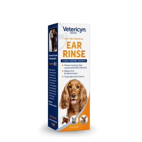 Vetericyn Plus Antimicrobial Ear Rinse
